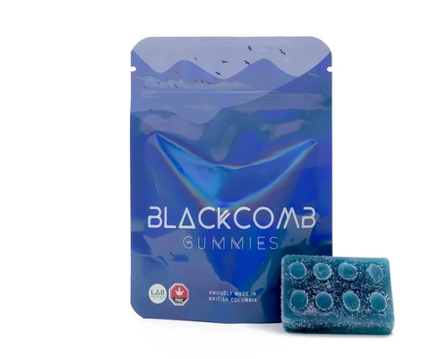 BLACKCOMB - Frosted blue raspberry gummy 1000mg product photo