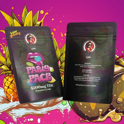 Mama Anne’s Edibles – Party Pack Gummy – 1500MG THC product photo