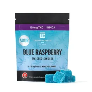 Twisted Extract Blue Raspberry Twisted Singles Sativa 160mg