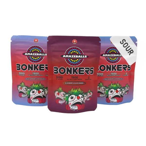 Amazeballs – Bonkers Gummy Bricks (3000mg) product photo